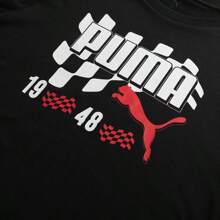 Puma GRAPHICS Moto Flag Tee Men's Short Sleeve Outdoor Running Loose Casual Half Sleeve Sports T-Shirt 690253-01
