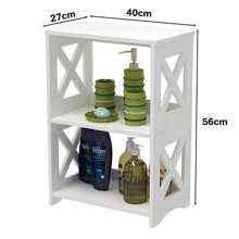 3 Tier Small Bedside Table Cabinet Side End Coffee Tea Table Nightstand Storage Shelf, Waterproof Practical Bookshelf For Any Places, Such As Living Room, Bedroom,Bathroom, Office, Hallway Etc.