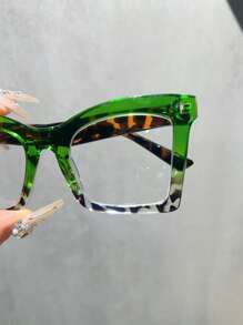 1 Par de Óculos de Leitura Femininos, Óculos de Aumento para Leitura de Telefone e Livro, Força +1,00 a +4,00, Nova Armação Estampada de Oncinha, Óculos Decorativos Adequados para Pessoas de Meia-Idade e Idosos