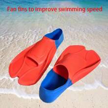 1 Pair High Performance Swimming & Diving Fins - Professional Design, Lightweight & Comfortable Swimming Fins, Improve Swimming Speed & Diving Efficiency, Suitable For Beginners & Professionals, Multipurpose Fins - Suitable For Swimming, Diving, Snorkeling And Various Water Sports