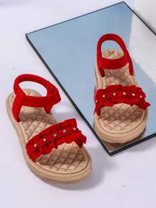 Girls Princess Sandals Summer 2025 New Soft Bottom Fashion Anti-Slip Toddler Casual Shoes