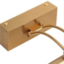 1pc LED Iron Touch Switch Wall Light Battery Powered Rechargeable Type-C 5V 4400mAh Wireless Wall Lamp Modern Black Gold Fixture Inside Remote Control Dimming Sconce For Bedroom Living Room Study Mural Lamp