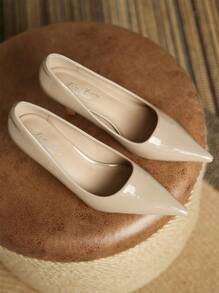 New Fashionable Casual High Heel Shoes, Women's Versatile Commute & Wedding Party Pumps