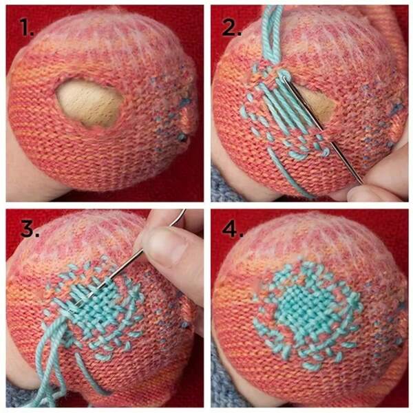 1 Piece Handmade Wooden DIY Sewing Egg, Mother's Day Gift, Easter Decorated Egg