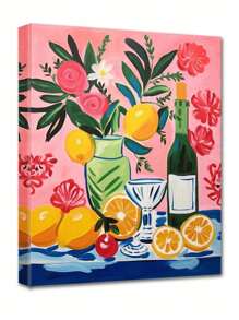 1 Set Colorful Digital Oil Painting Kit (40x50cm/16x20 Inch), Including Paint And Brushes, Easy DIY Acrylic Painting Set, For Home Room Decor, Best Stress-Relief Gift For Beginner And Adult Art Painting Lovers