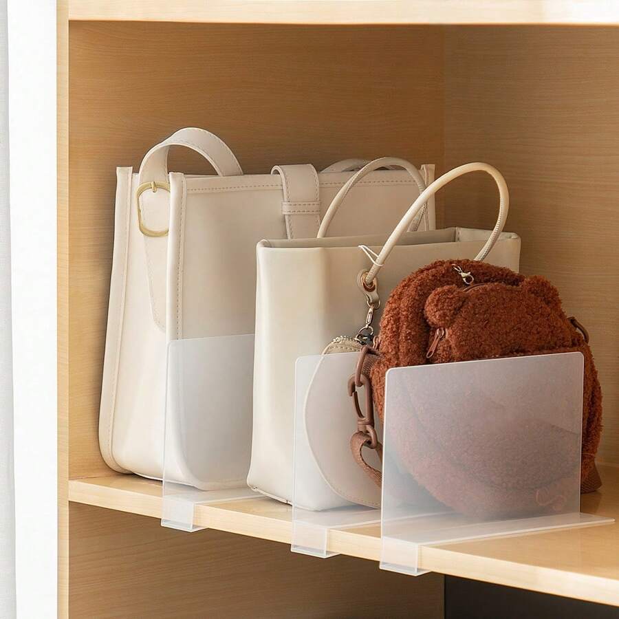 New Large Size Wardrobe Organizer Shelf, Household Storage Organizer Divider For Bags, Snacks And Miscellaneous Items