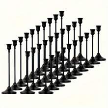 Gold Candlesticks Set Of 3pcs Conical Stand Vintage Metal Bronze Modern High Column Tablecloth Candlestick Decoration Candlestick Long Support For Table Center Decoration Wedding Party Dining