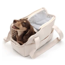 Oddychająca i wygodna składana torba transportowa dla zwierząt, miękki plecak podróżny dla małych i średnich zwierząt