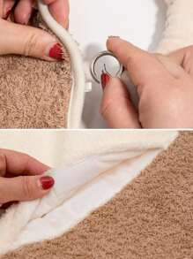 1 pieza Dispensador de pañuelos de papel con forma de nube colgante de tela, soporte para almacenamiento de toallas de papel, decoración del hogar