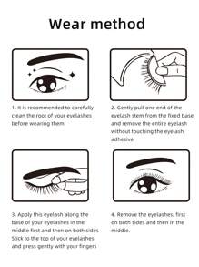 Juego de 5 pares de pestañas postizas gruesas y naturales con pinzas reutilizables, pestañas suaves y rizadas en múltiples estilos, aptas para varias ocasiones