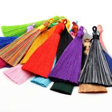 10Pcs/Pack 85mm Colorful Tassel Hanging Rope Fringe For Hat Sewing Curtains Garment Home Decoration Jewelry Craft Accessories