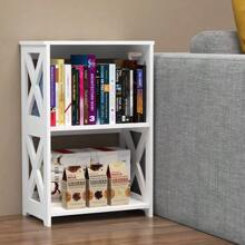 3 Tier Small Bedside Table Cabinet Side End Coffee Tea Table Nightstand Storage Shelf, Waterproof Practical Bookshelf For Any Places, Such As Living Room, Bedroom,Bathroom, Office, Hallway Etc.