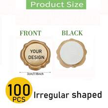 50/100/200/300 piezas Pegatinas de cera con iniciales personalizadas, pegatinas de sello de cera hechas a mano para invitaciones de boda, pegatinas de cera autoadhesivas para sobres - Bronce, ornamental, resistente al agua, multifuncional, multifuncional, ornamental para estudiantes de último año de secundaria, estudiantes universitarios, estudiantes universitarios, estudiantes de primer año, estudiantes de segundo año, estudiantes de cursos inferiores