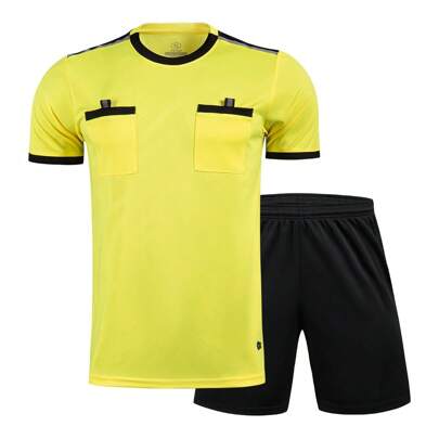 Referee Shirt Men's Basketball Soccer Referee Jersey 100% Polyester Referee Uniform Adults Football Referee Uniform