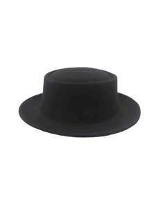 1pc Casual Cute Retro British Style Unisex Flat Top Cap, Suitable For Everyday Wear And Parties