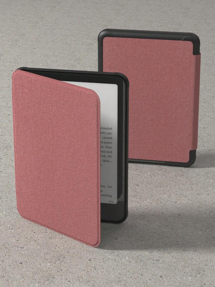 Funda para Kindle Paperwhite y Kindle Paperwhite Signature Edition 5ta/6ta/7ma/10ma/11ma/12ma generación 2012/2013/2015/2018/2019/2022/2024 Funda de tela con cubierta con función de suspensión/activación automática - Rosa