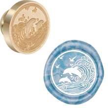 CYFUN DESIGN 1 PC 25mm Butterfly/Fox/Deer Pattern Wax Seal Stamps Solid Brass Engraved Fire Lacquer Stamp Heads NO Handle For Decorating Notebook Gifts And Greeting Cards