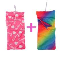 1pc Doll Sleeping Bag, Fits 27-30cm Dolls, Soft And Comfortable, Doll Accessory, Holiday Gift (Doll Not Included)