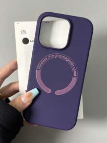 Funda de teléfono de silicona líquida compatible con iPhone 17ProMax 17 Pro 17Air 17 16 15 14 13 12 11 Pro Max 15 Plus para carga inalámbrica magnética, funda protectora completa