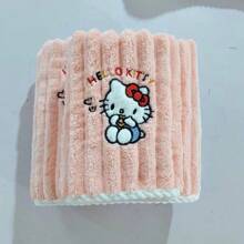 Sanrio Hello Kitty Cute Pink Coral Fleece Adult & Children Quick-Dry Towel, Soft Texture, Highly Absorbent, No Shedding Back To School For Beauty Salon Home Bathroom