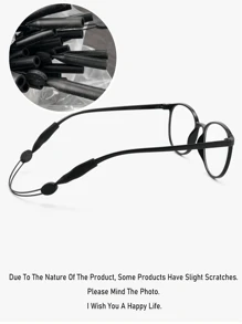 Adjustable Sports Glasses Straps, Silicone Glasses Buckles, Anti-Slip Glasses Frames, Retractable Sports Glasses Lanyard, Adjustable Tailless Glasses Straps, Sports Sunglasses Straps, Women's Glasses Accessories, Anti-Lost Glasses Straps, Comfortable And Practical Glasses Frames For Active Lifestyles