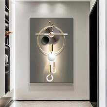 1pc moderne wanddecoratie voor thuis, Wabi Sabi-stijl moderne eenvoud abstract modern licht luxe minimalisme licht en schaduw, geen lijst