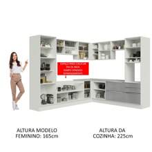 MADESA Baker's Racks - White and Gray - View 5