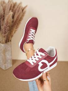 Damen lässige Retro Anti-Rutsch Sport Schuhe für den Spaziergang, leichte Outdoor Laufschuhe, modische Tennis Sneaker