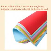 100PCS Kleurpapier A4 Kopieerpapier Printerpapier Kantoorpapier Kaartpapier DIY Handgemaakte Origami, Geschikt voor Studenten, Tieners, Volwassenen