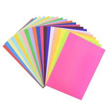 100PCS Kleurpapier A4 Kopieerpapier Printerpapier Kantoorpapier Kaartpapier DIY Handgemaakte Origami, Geschikt voor Studenten, Tieners, Volwassenen