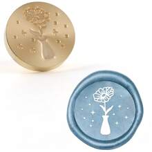 CYFUN DESIGN 1 PC 25mm Butterfly/Fox/Deer Pattern Wax Seal Stamps Solid Brass Engraved Fire Lacquer Stamp Heads NO Handle For Decorating Notebook Gifts And Greeting Cards