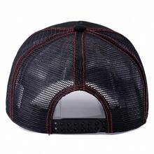 JZML 1pc Men's Letter Embroidery Motorcycle Truck Driver Hat - Trucker Hat - View 8