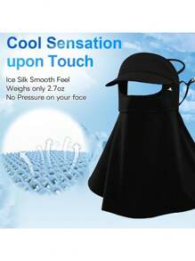 UV Protection Face Mask Headband, Neck Gaiter For Women & Girls, Face Covering Mask, Sun Protection For Golf, Cycling, Hiking, Outdoor Summer Activities, Detachable (With Tags/Adjustable Headband And Without Tags/Non-Adjustable Headband, Random Delivery)
