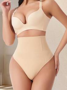 Pantis moldeadores de cintura alta sin costuras tipo tanga, fajas reductoras para control del abdomen, faja reductora, malla reductora que levanta caderas y glúteos, ropa interior reductora para mujer