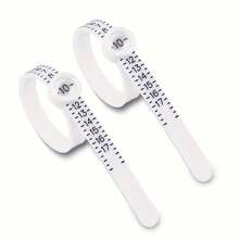 戒指尺寸测量工具，可重复使用的手指尺寸调节器，适用于松散的戒指