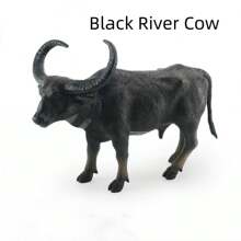 1 件儿童实体农场动物模型农场肿瘤奶牛塑料玩具摆件 - 彩色 - 查看 16