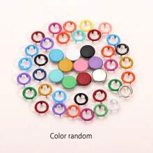 800pcs/200sets Metal Five-Prong Snap Fastener Plier, Hollow & Solid Metal Claw Snap Button Fastener Rivet Kit, For Clothing Sewing, Ideal For DIY Crafts, Apparel, Hats And Sewing (Random Color)