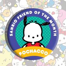 Sanrio 1 pièce Insigne à bulles des personnages Sanrio, broche dessin animé en alliage d'étain de 5,8 cm, accessoire