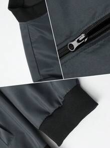 户外运动休闲立领拉链棒球夹克，父亲节