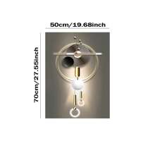 1pc moderne wanddecoratie voor thuis, Wabi Sabi-stijl moderne eenvoud abstract modern licht luxe minimalisme licht en schaduw, geen lijst