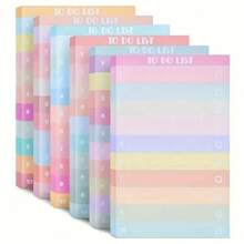 50pcs Colorful Threaded Memo Paper, Self Adhesive Memo, Suitable For School, Office, And Home Organizing, Available In Various Colors - Multicolor - View 8