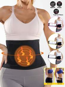 1pc Women's Waist Training Belt, Tight Fitting Corset, Sweat Absorbing Belt, Wrapped In Silver Ion For Abdominal Compression With Phone Bag, Women's Abdominal Compression With Sauna, Sweat Absorbing Belt, Waist Seal, Allowing For Double Fat Burning, Better Exercise And Shaping, Quick Abdominal Compression, And A Sexy Little Waist - Multicolor - View 12