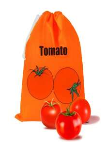 1/3pcs. Freshly Protected Drawstring Storage Bag, Reusable Banana, Tomato, Lettuce Bag, Suitable For Kitchen, Office, Bedroom Sorting, Open Storage Box For Home Sorting