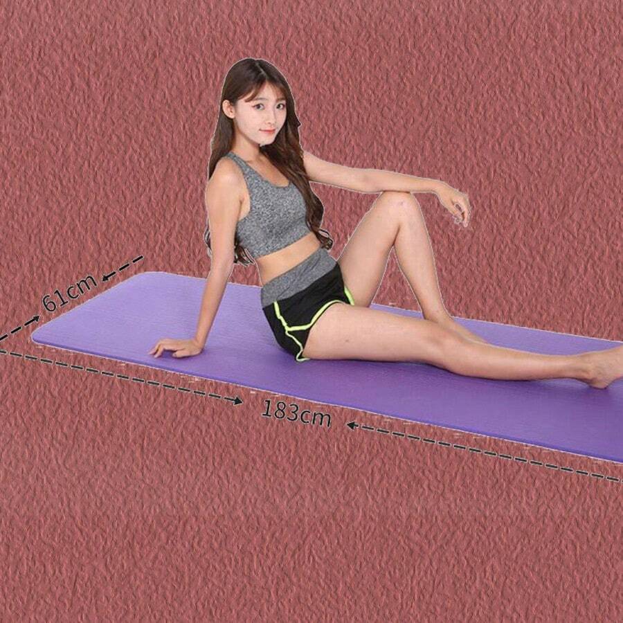 Multi-Functional Fitness & Yoga Mat, Suitable For Yoga, Pilates, Gym And Various Exercises