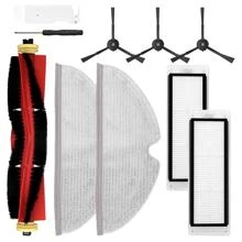 Ersatzteile für Xiao Mi Mijia Roborock S4/S4 Max S5/S5 Max/S6/S6 Pure/S6 MaxV/S50/S65/E2/E3/E4/E5/E20/E25/E35 Staubsauger, Zubehör Hauptbürste/Rollerbürste, Seitenbürste/Eckbürste, Wischtuch/Wischfetzen, HEPA-Filter.
