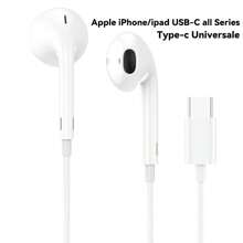 Cuffie cablate compatibili con iPhone, auricolari con spina da 3,5 mm o USB Type-C, cuffie con microfono integrato e controllo volume, compatibili con iPhone/iPad/Android/computer portatile/PC/computer e altri dispositivi con jack da 3,5 mm o USB Type-C