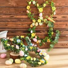 Easter Wreath Metal Frame Garden Bunny Shaped Wire Wreath Form For Easter DIY Craft Project