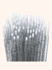 Micro Escovas Microswabs para Extensões de Cílios e Maquiagem - Aplicadores Descartáveis Livres de Fiapos para Cílios, Lábios e Beleza - Disponível em 50/100/200/300/500/600/800 peças