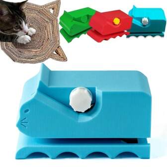 Cat Scratching Board Cutter - 3D Printed Handheld Cardboard Cutting Tool For DIY Cat Scratching Board, Recycling Tool, Perfect Gift For Cat Lovers