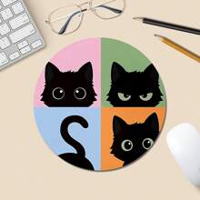 Mouse Pad Fofo com Base de Borracha Antiderrapante, Mouse Pad Engraçado Adequado para Mouse Sem Fio de Computador de Mesa, Escritório e Laptop, Decoração de Escritório Doméstico, Acessórios de Escritório Adoráveis como Presente para Mulheres e Meninas